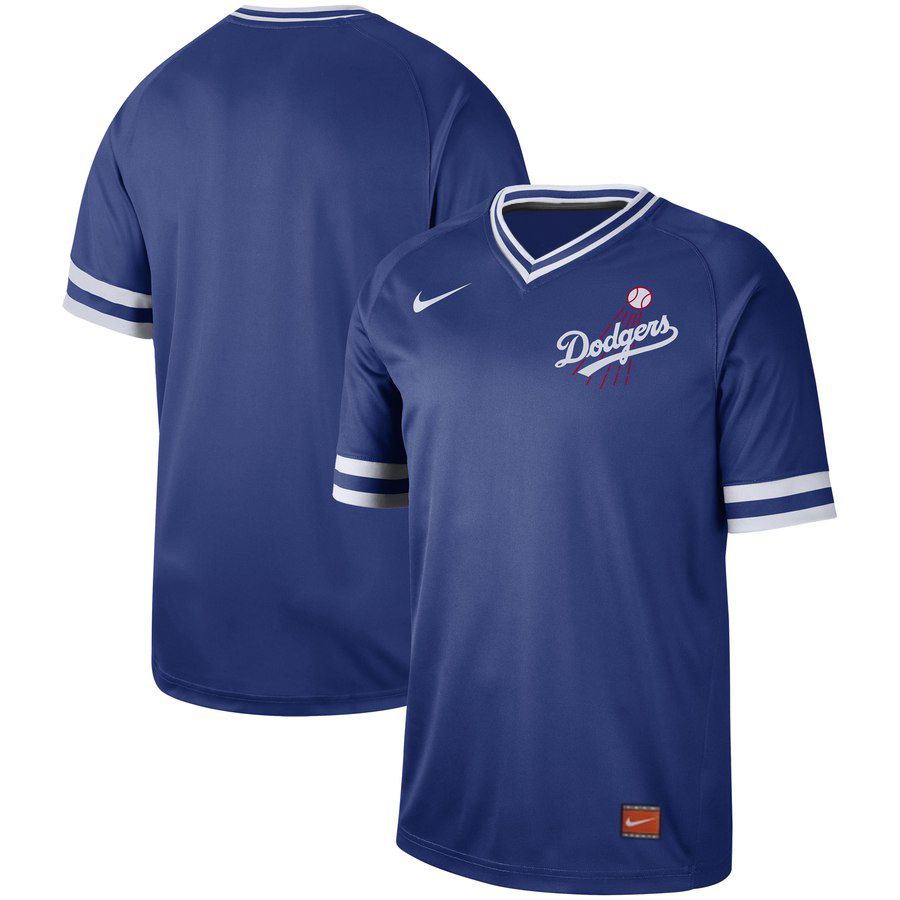 2019 Men MLB Los Angeles Dodgers blank blue Nike Cooperstown Collection Jerseys